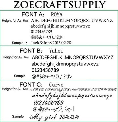 26 Interchangeable Alphabet & Number Mold Set with T-Slot Holder | Custom Brass Engraving Tools for Leather, Wood, Hot Foil Machines | DIY Symbol Dies, Stamping Imprint Templates (Set F)