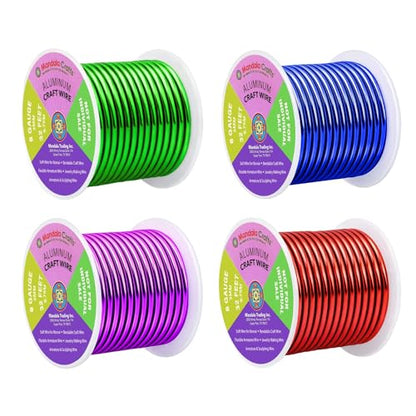 8 Gauge Rainbow Anodized Aluminum Craft Wire