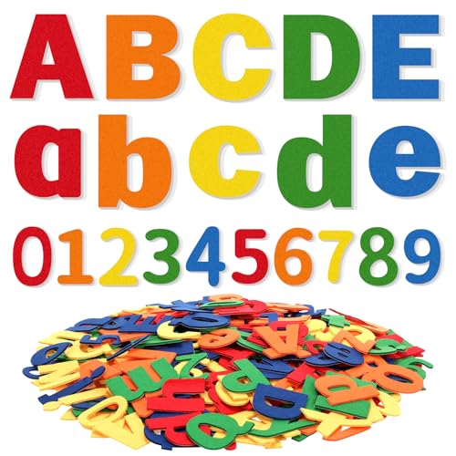 310 Pcs Felt Letter Bulletin Board Self Adhesive Sticker (310 Count)