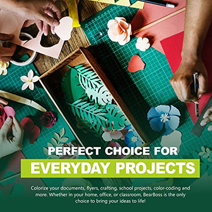 Green Colored Cardstock Thick Paper 50 Sheets
