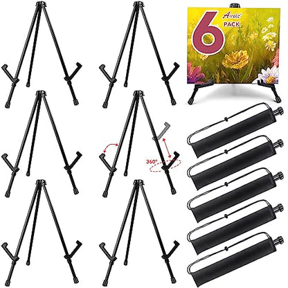 6 Pack 14'' Tabletop Easels (6 Count)