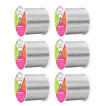 22 Gauge Silver Tone Combo Anodized Aluminum Craft Wire (450 Foot)