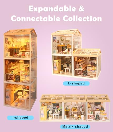 Bread Shop DIY Miniature House Kit for Adults