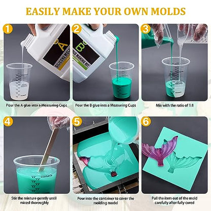 Silicone Molds Making Kit 46oz (2 Count)