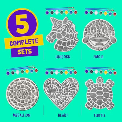 Stepping Stones Painting Kit for Kids (5 Count)