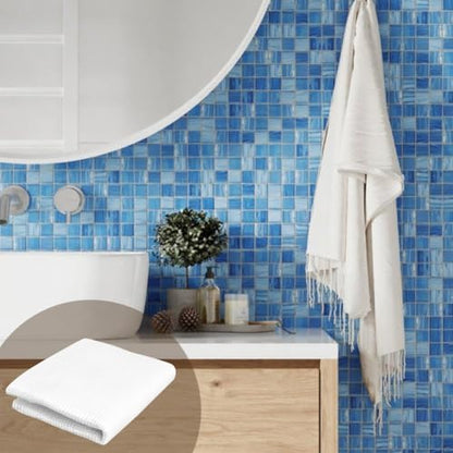 36" x 118" Mosaic Mesh for for Back Mounted Tile with Gloves