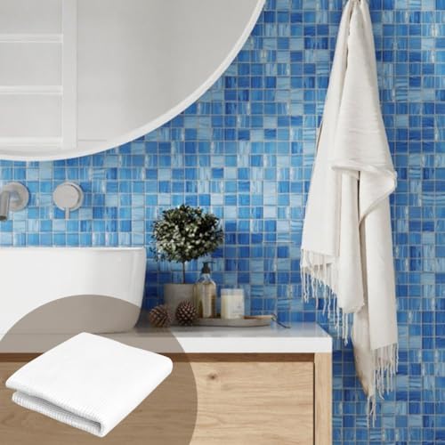 40" x 80" Mosaic Mesh for for Back Mounted Tile with Gloves