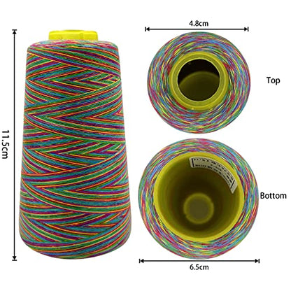4 Cones of 3000 Yards Each Spool Thread for All Purpose