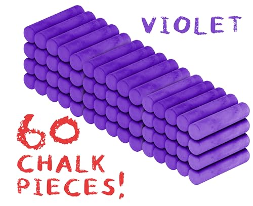 60 Count Pack of Sidewalk Chalk