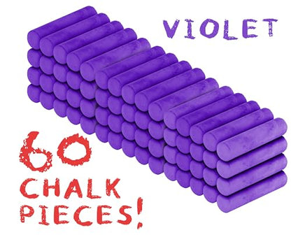 60 Count Pack of Sidewalk Chalk