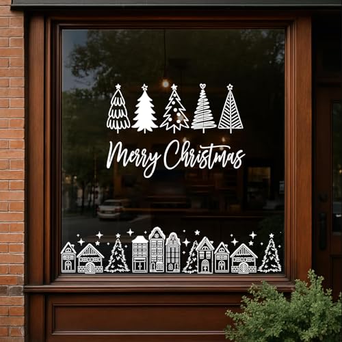 Christmas Doormat Stencils Christmas Stencils for Crafts Reusable (12 Count)