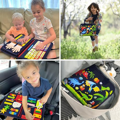 Montessori Busy Board for Boys 3 4 5 Year