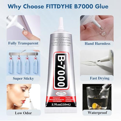 110 ml B7000 Adhesive for Crafts (3.7 Fl Oz)