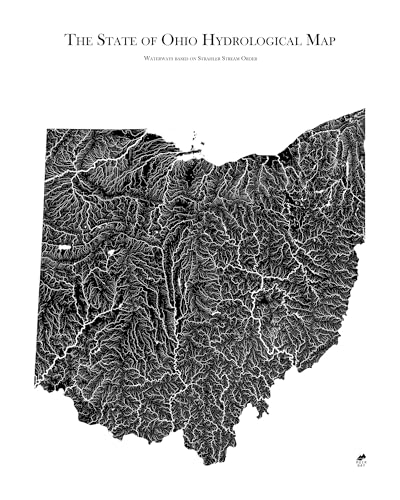 Hydrological River Map of Ohio