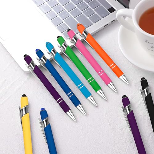 12 PCS 2 in 1 Stylus Ballpoint Pen with Stylus Tip (24 Count)