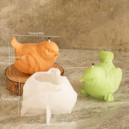 Animal & Bird Resin & Silicone Candle Mold Set