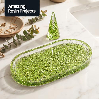 Craft Glitter Olive Green 100g Extra Chunky Glitter (3.5 Ounce)