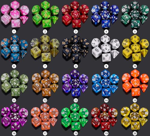 Polyhedral Dice Set (42 Count)
