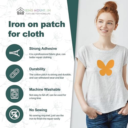 Iron on Patches for Clothes (8 Count)