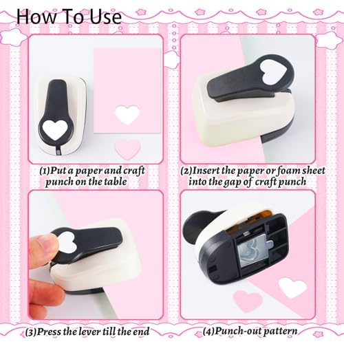 Heart Punches for Paper Crafts