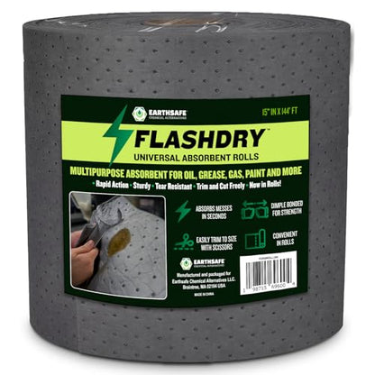 FLASHDRY Universal Spill Absorbent Roll (100 Count)