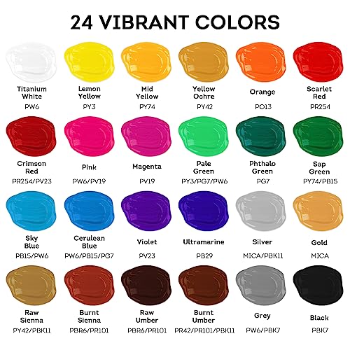 Acrylic Paint Set (48 Fl Oz)