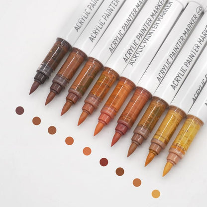 Water Based Acrylic Paint Markers (9 Count)