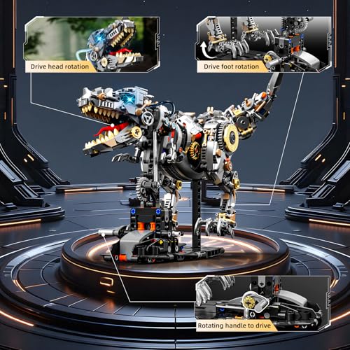 Mechanical Tyrannosaurus Rex Building Set with Light