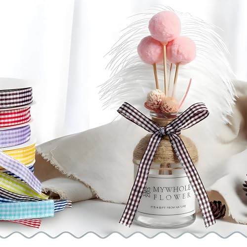 Classic Gingham Checkered Ribbon