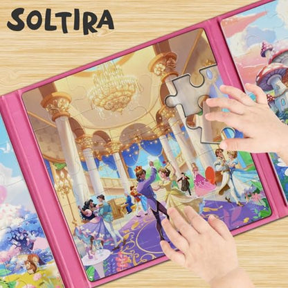 Princess Magnetic Puzzles for Toddlers 3 (60 Count)
