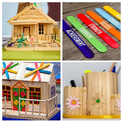 60 PCS Jumbo Popsicle Sticks