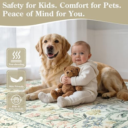 Washable Area Rugs 6x9
