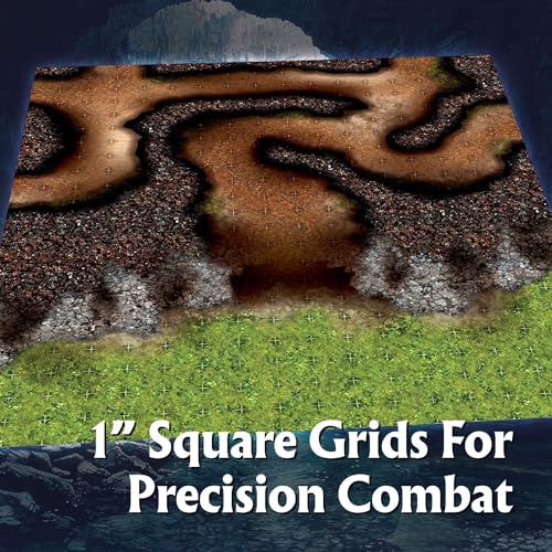 The Winding Caverns Roleplaying Battlemaps; 16 Modular RPG Maps in 8 Double