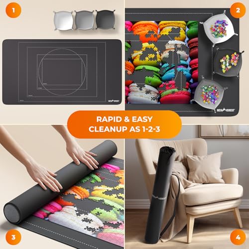 The Original Newverest Jigsaw Puzzle Mat Roll Up