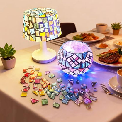1.1LB Glass Mosaic Tiles for Crafts