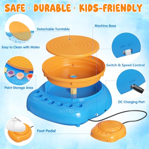Pottery Wheel for Kids Beginners