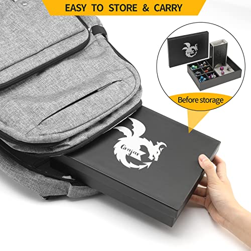 Dice Tray and Dice Tower with Storage