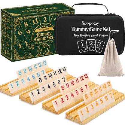 2 4 Players Rummy Game Gifts for Men Women Father Mother