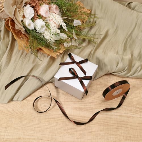 Brown Satin Ribbon 3