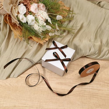 Brown Satin Ribbon 3