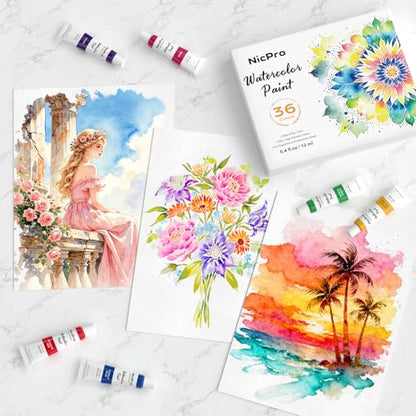 Watercolor Paint Set for Adults