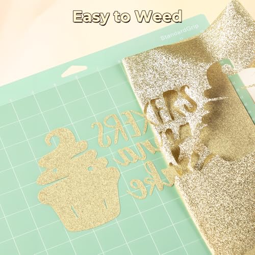 Champagne Glitter HTV