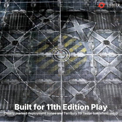 44'' x 60'' Battle Mat Gridded War