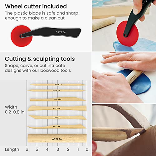 Pottery and Sculpting Tools (22 Count)