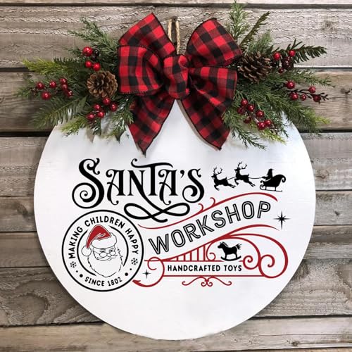 Christmas Stencils for Crafts Reusable A4 Christmas Stencils for Painting (10 Count)