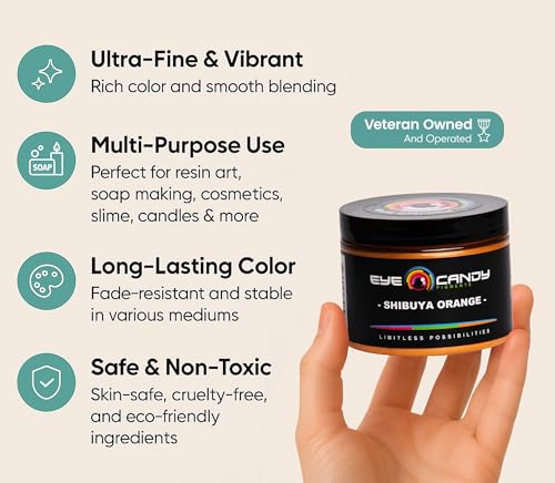 Pigments Premium Orange Mica Powder