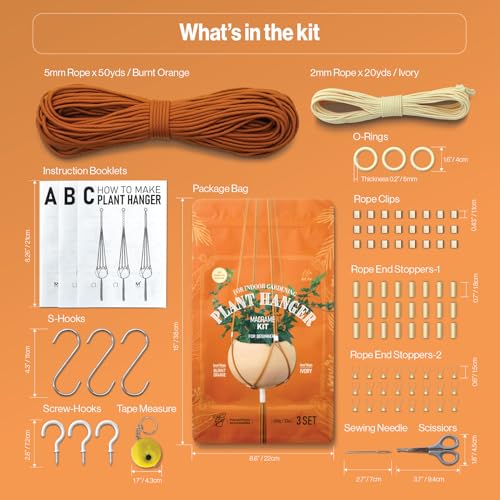 Macrame Kits for Beginners (3 Count)