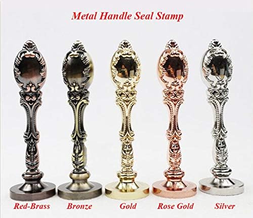 Vintage Santa Claus Monogram Sealing Wax Seal Stamp Gold Metal Handle Kit Custom Invitation Embellishment Christmas Gift Wrap Package Custom Logo Words Wax Seal Stamp Set