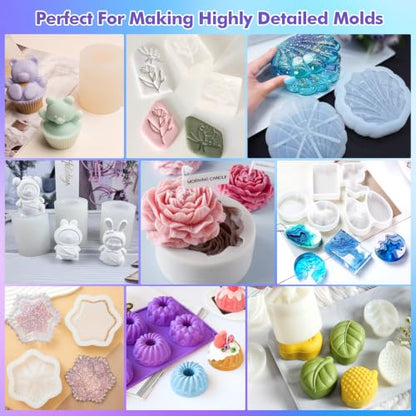 Silicone Mold Making Kit 84oz 10A Elastic Liquid Silica Gel