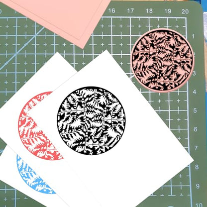 10 Pcs 8"x 6" Rubber Carving Blocks (10.4 Count)